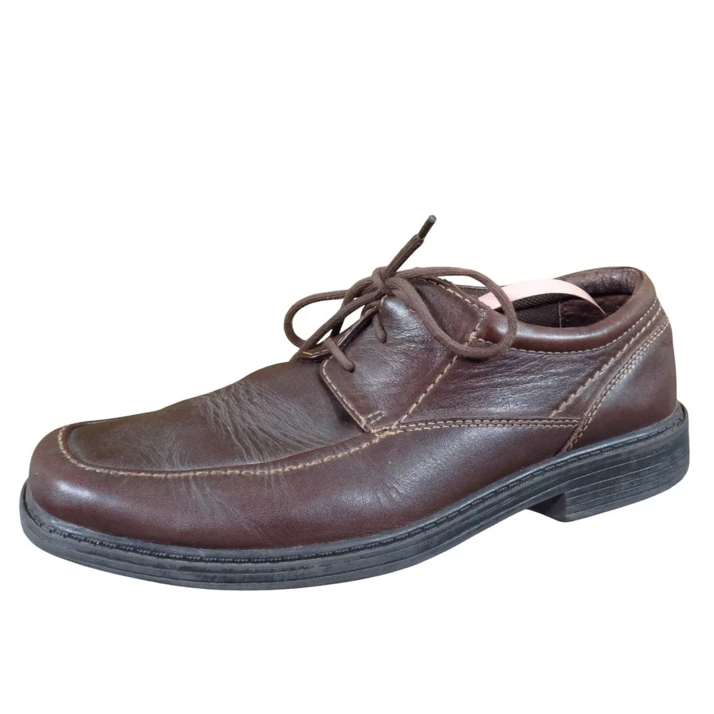 Nunn Bush 84133-200 Men Casual Oxford Shoes Size‎ 8 Work Office Brown Leather